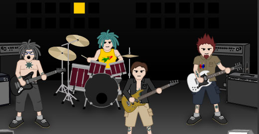 Punk-O-matic 2, Top 10, Top 20 music games you can play online, Casual Girl Gamer